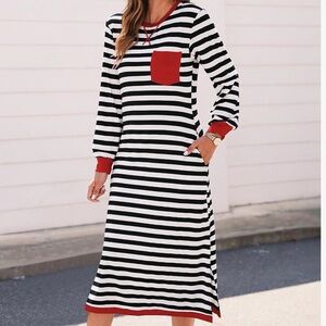 Striped Maxi Dress